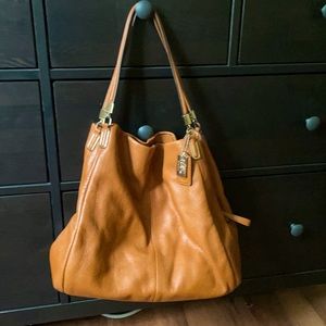 Coach Phoebe Madison Leather 3 Compartment Shoulder Bag